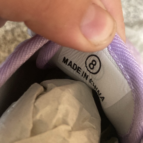 Studio 1886 Canvas Sneakers Lavender + Flower Design Slip Ons BRAND NEW size 8 - Picture 13 of 16